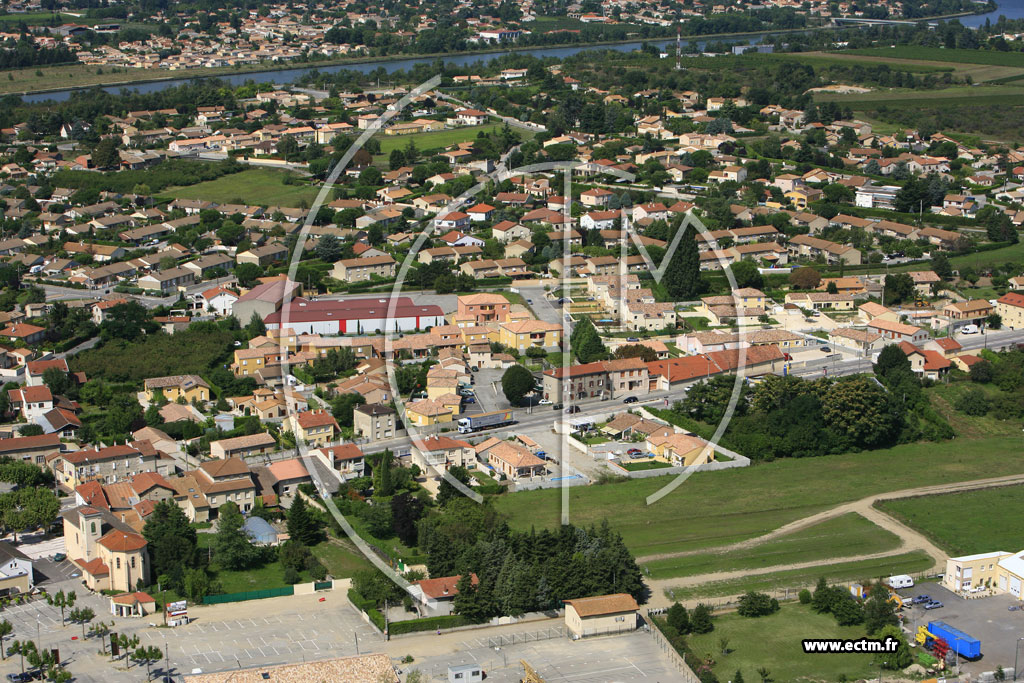 Photo arienne de Pont de l'Isere