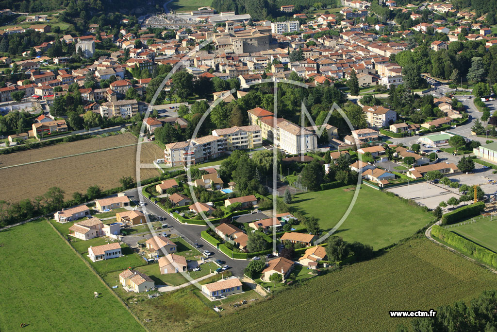 Photo arienne de Saint Donat sur l'Herbasse