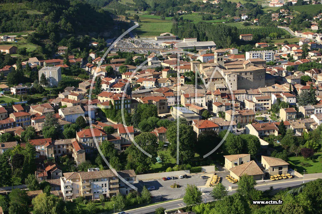 Photo arienne de Saint Donat sur l'Herbasse