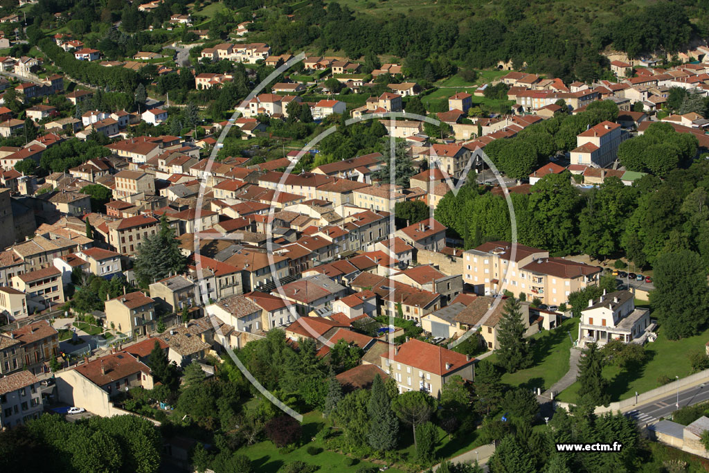 Photo arienne de Saint Donat sur l'Herbasse