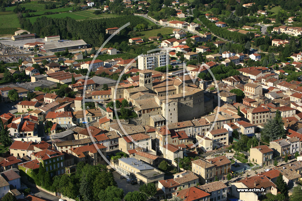 Photo arienne de Saint Donat sur l'Herbasse