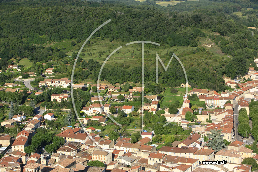 Photo arienne de Saint Donat sur l'Herbasse