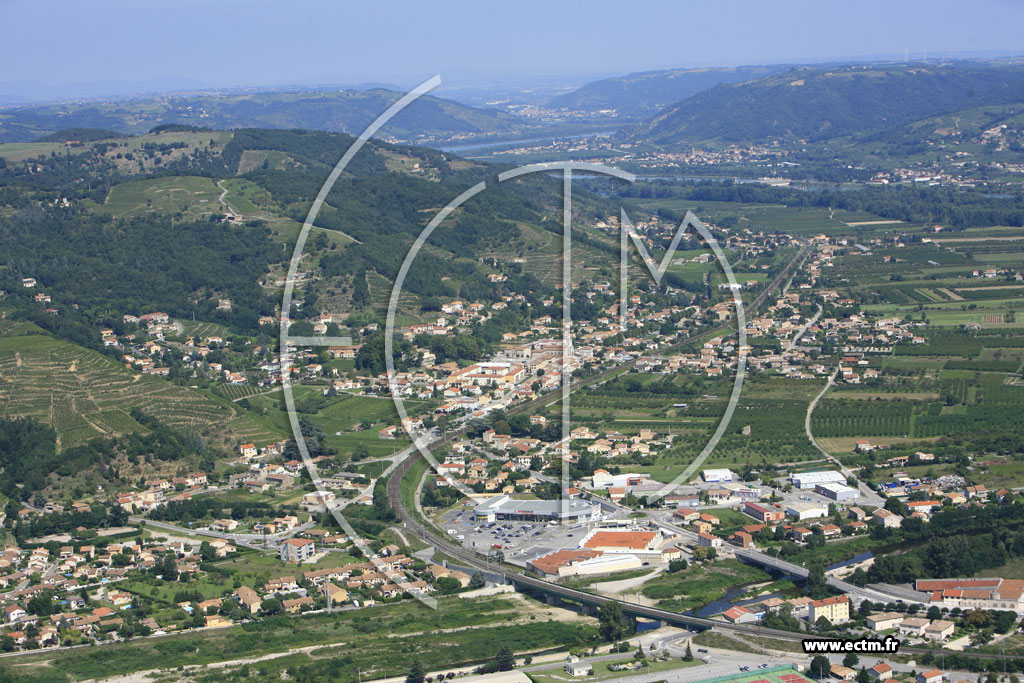 Photo arienne de Saint Jean de Muzols
