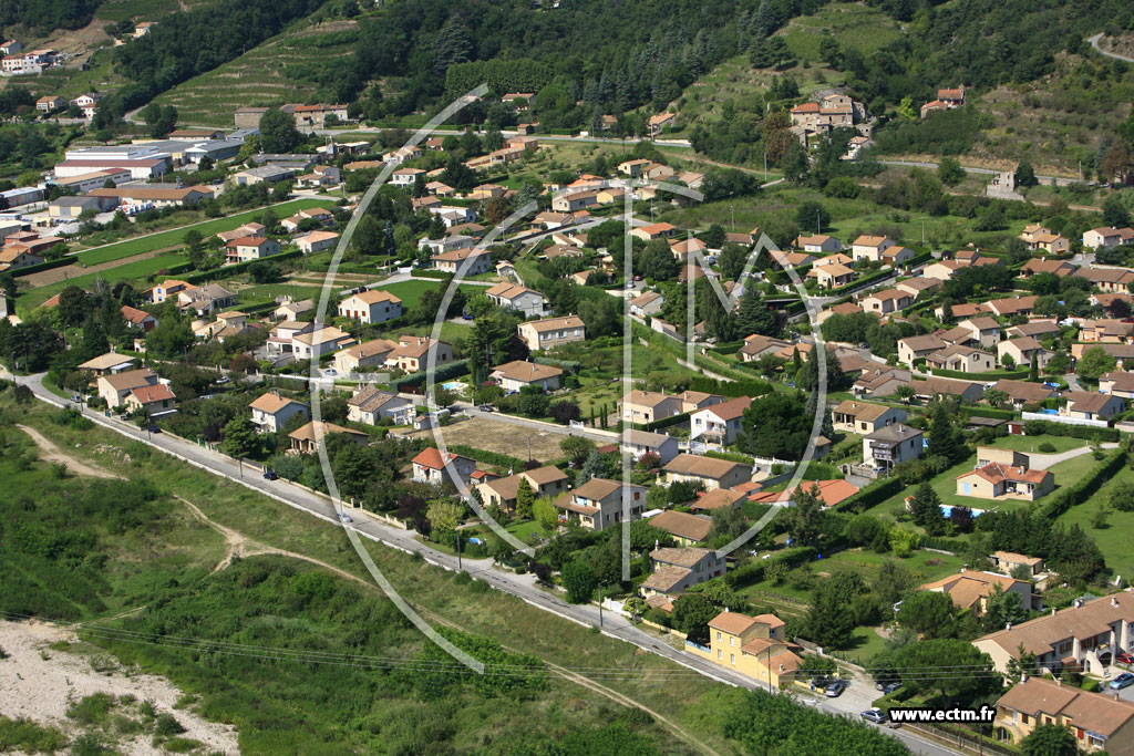 Photo arienne de Saint Jean de Muzols