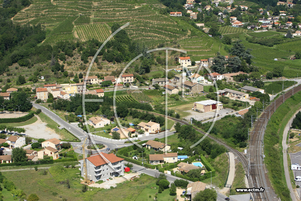 Photo arienne de Saint Jean de Muzols