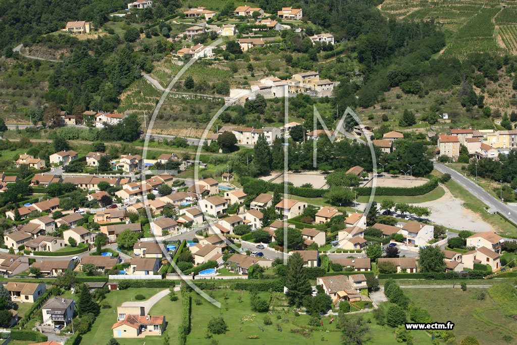 Photo arienne de Saint Jean de Muzols