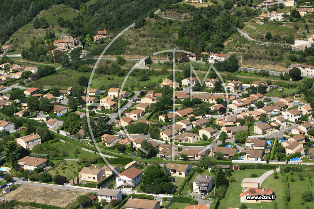 Photo arienne de Saint Jean de Muzols