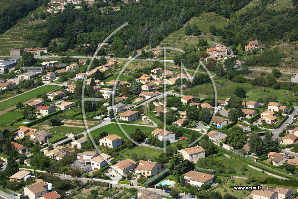 Photo arienne de Saint Jean de Muzols