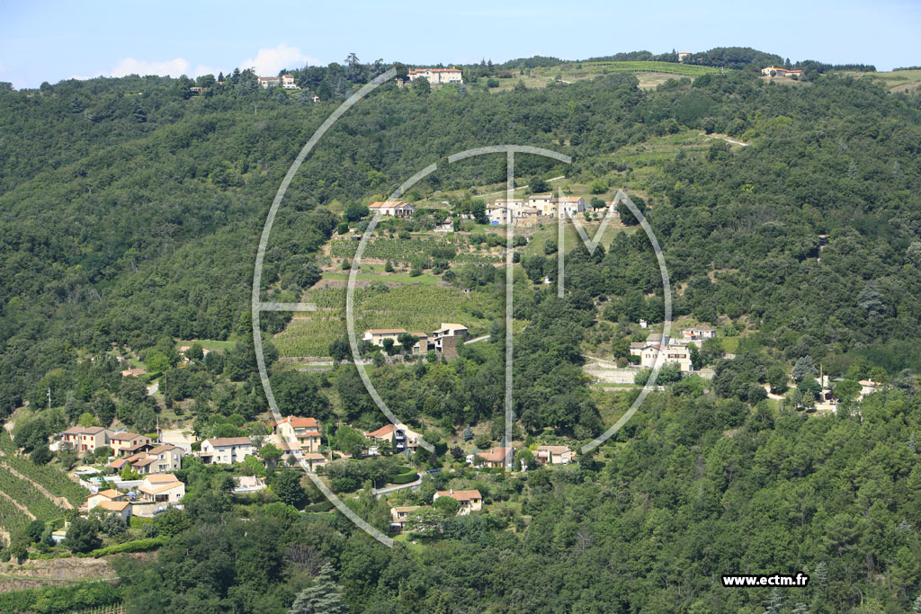 Photo arienne de Saint Jean de Muzols