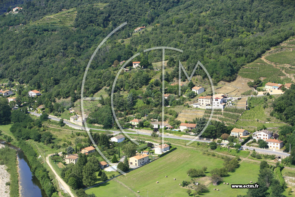 Photo arienne de Saint Jean de Muzols