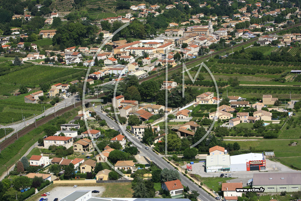 Photo arienne de Saint Jean de Muzols