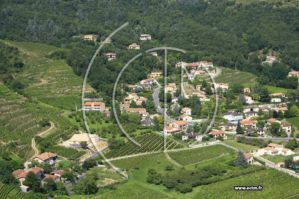 Photo arienne de Saint Jean de Muzols