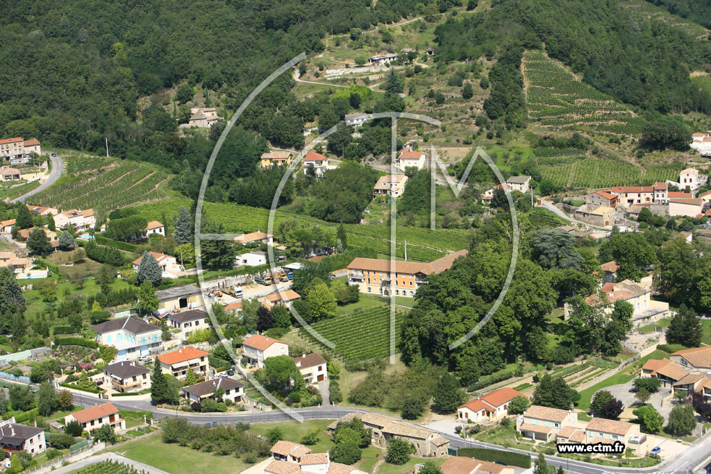 Photo arienne de Saint Jean de Muzols