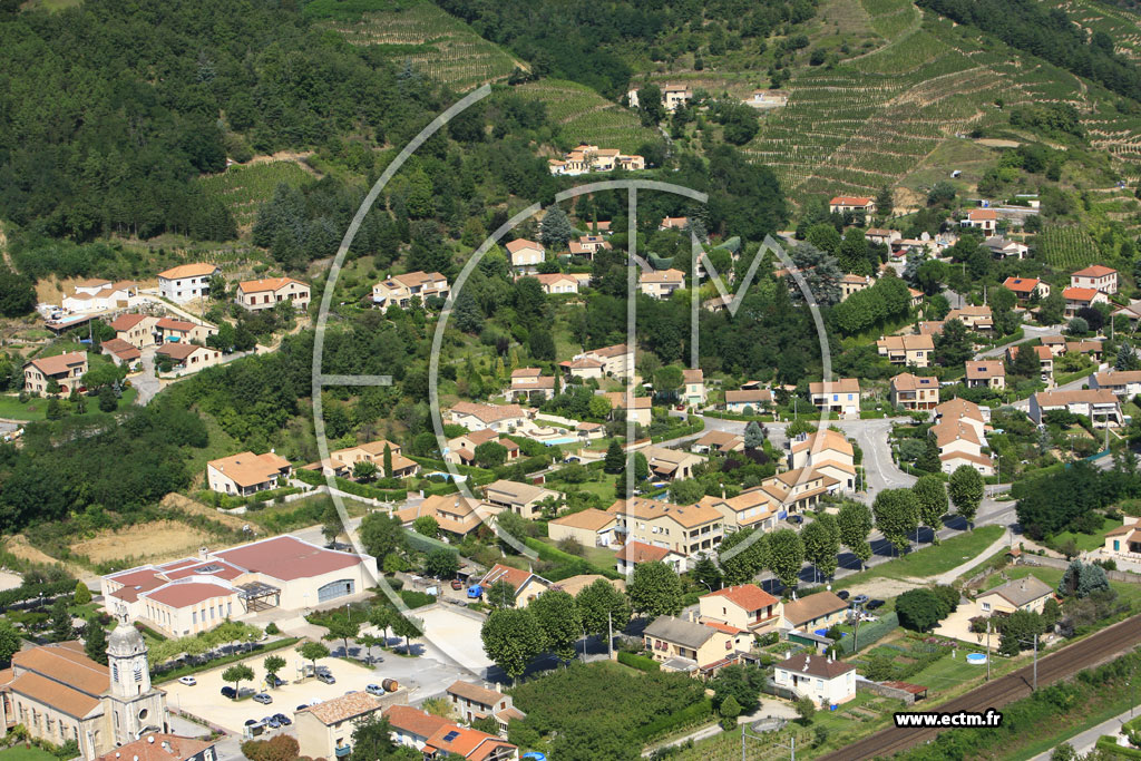 Photo arienne de Saint Jean de Muzols