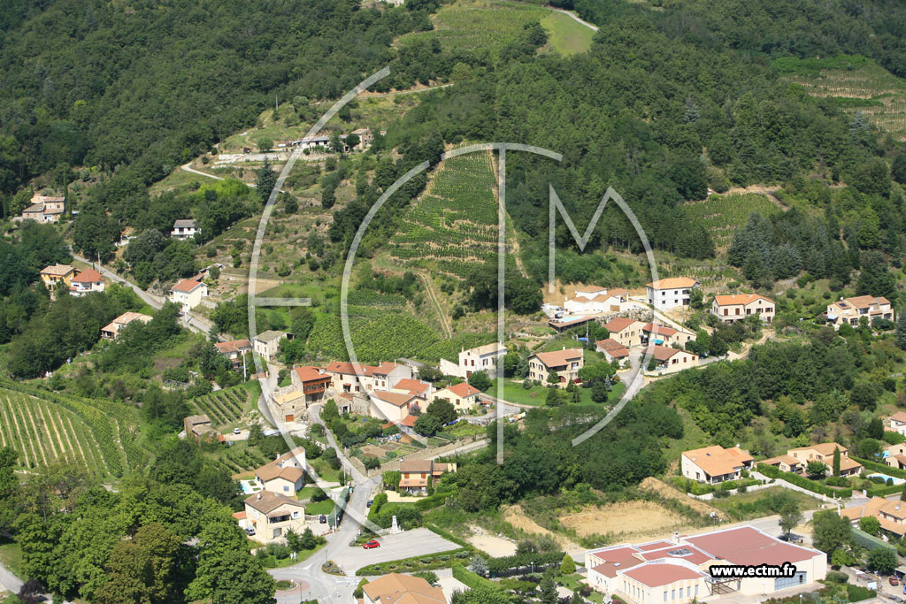 Photo arienne de Saint Jean de Muzols