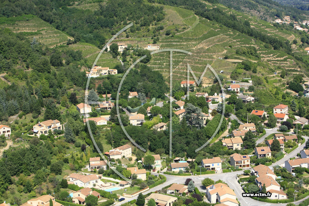 Photo arienne de Saint Jean de Muzols