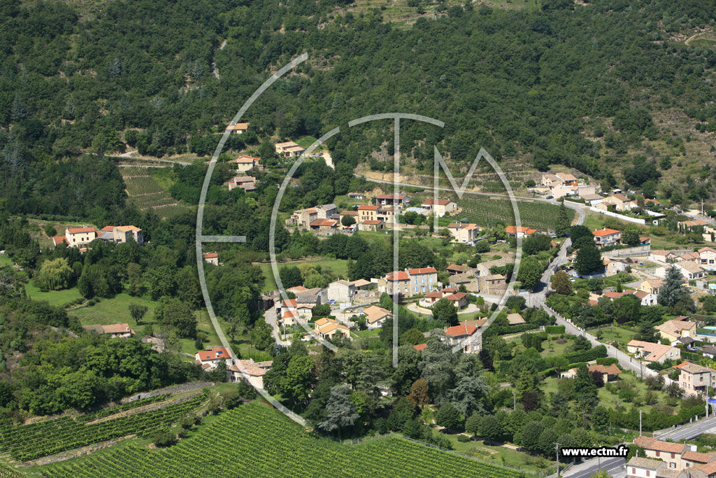 Photo arienne de Saint Jean de Muzols