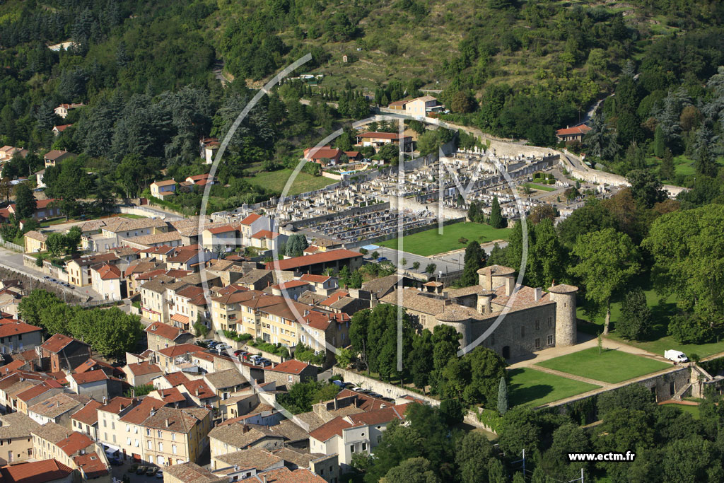 Photo arienne de Saint Vallier