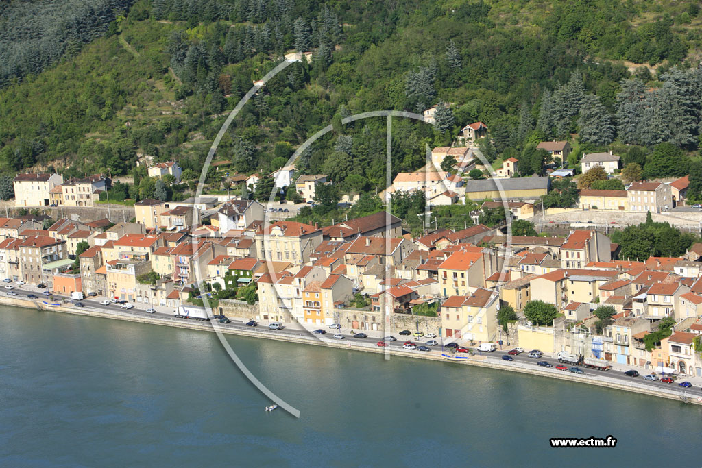 Photo arienne de Saint Vallier