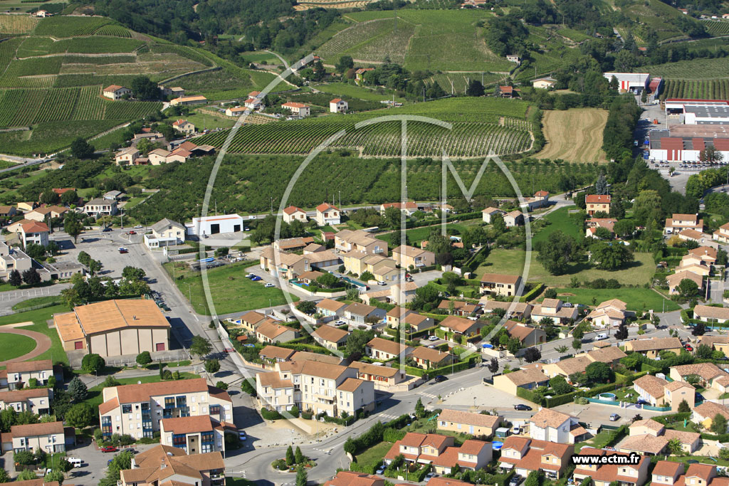 Photo arienne de Tain l'Hermitage