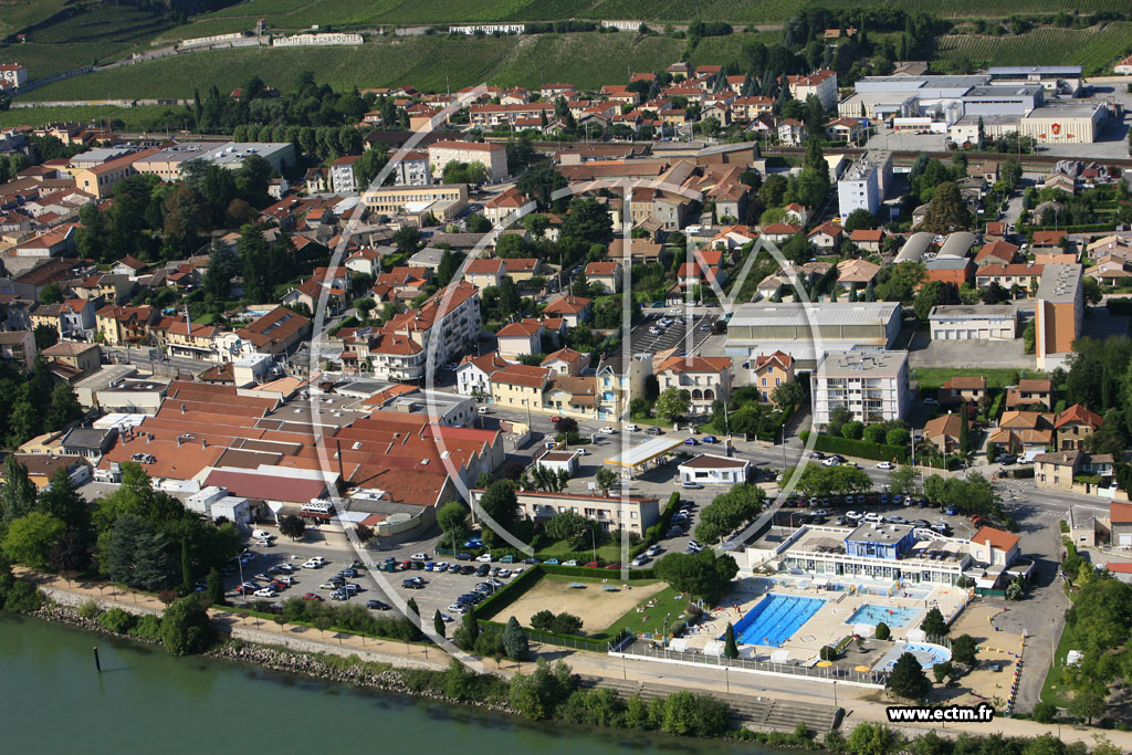 Photo arienne de Tain l'Hermitage