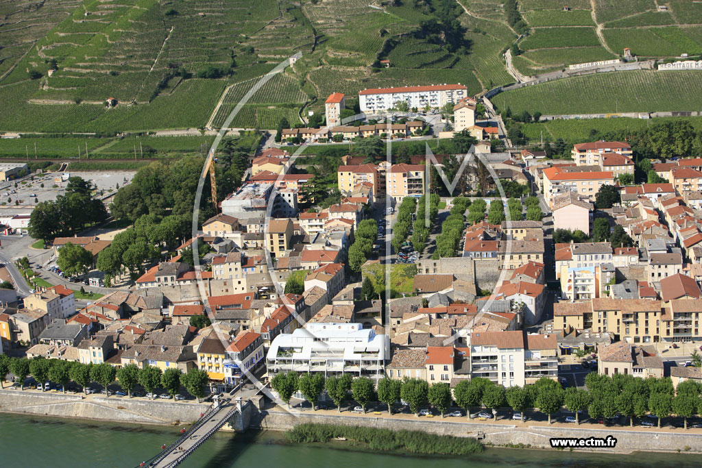 Photo arienne de Tain l'Hermitage