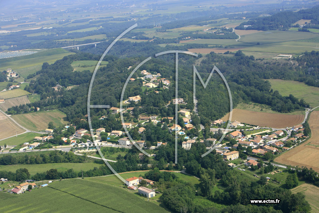 Photo arienne de Chatuzange le Goubet (Papelissier)