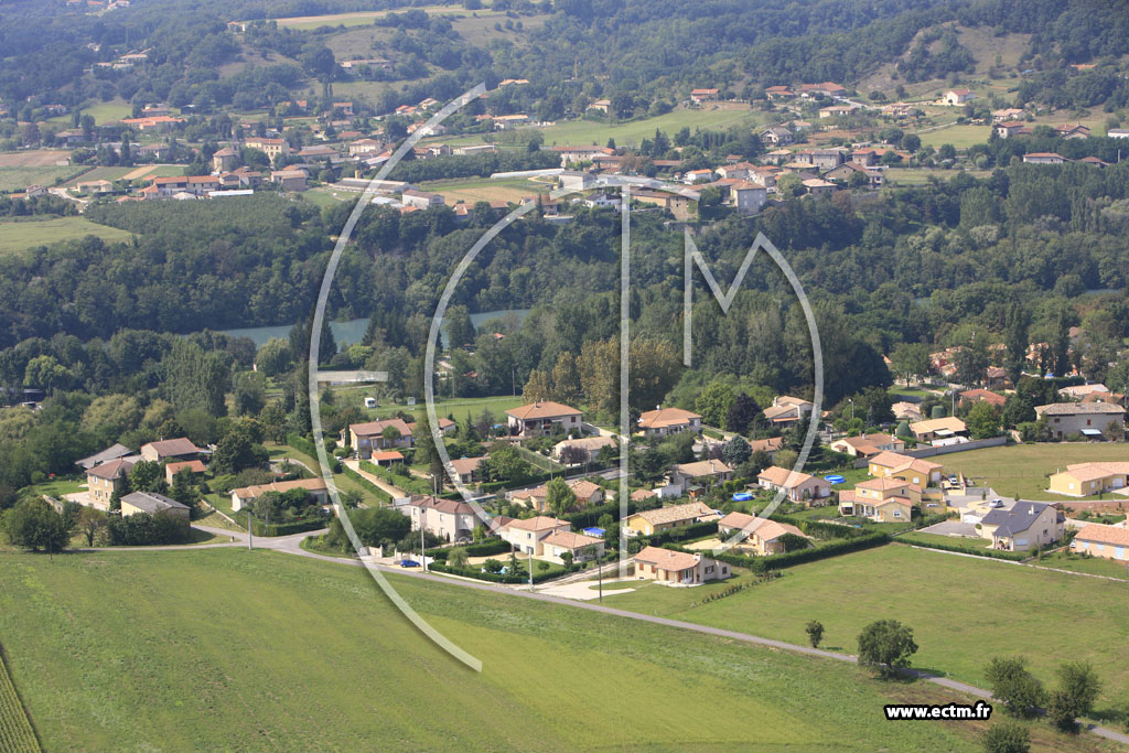Photo arienne de Eymeux