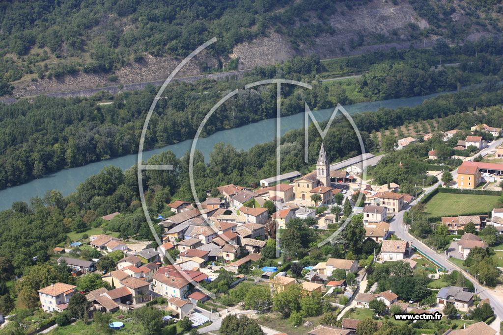 Photo arienne de Eymeux