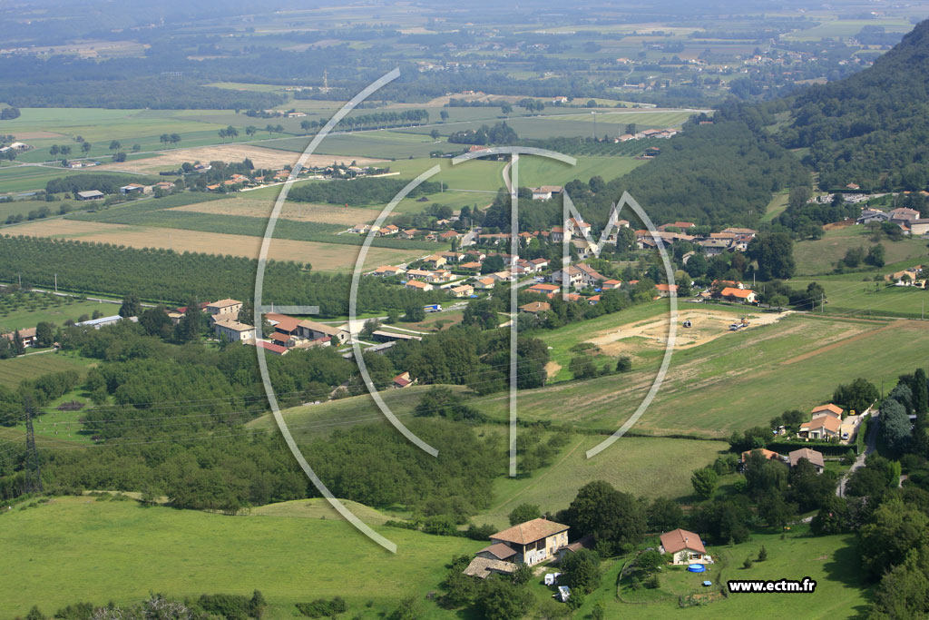 Photo arienne de La Baume d'Hostun