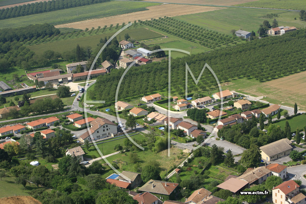 Photo arienne de La Baume d'Hostun