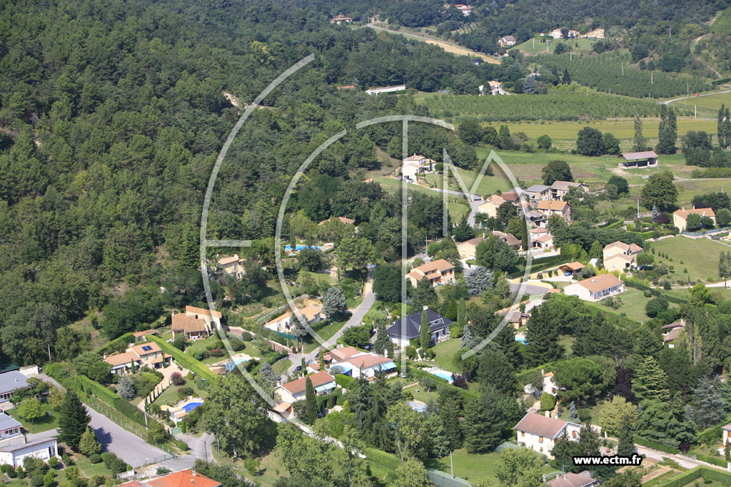 Photo arienne de Mours Saint Eusebe