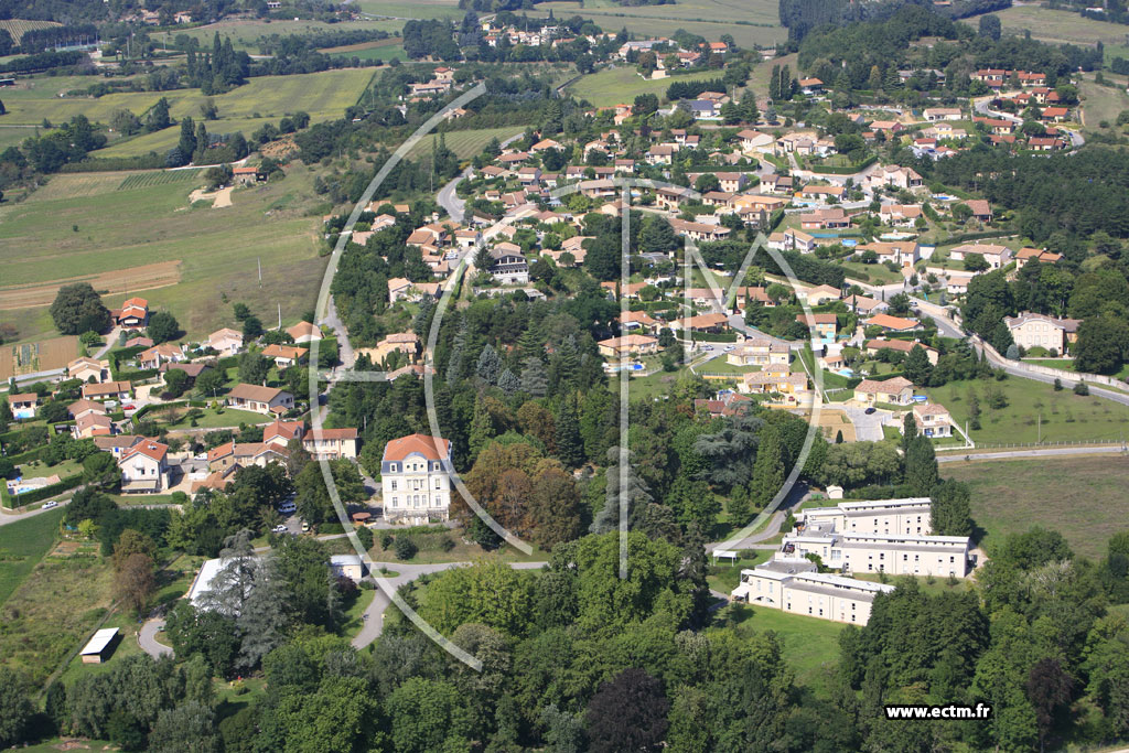 Photo arienne de Peyrins