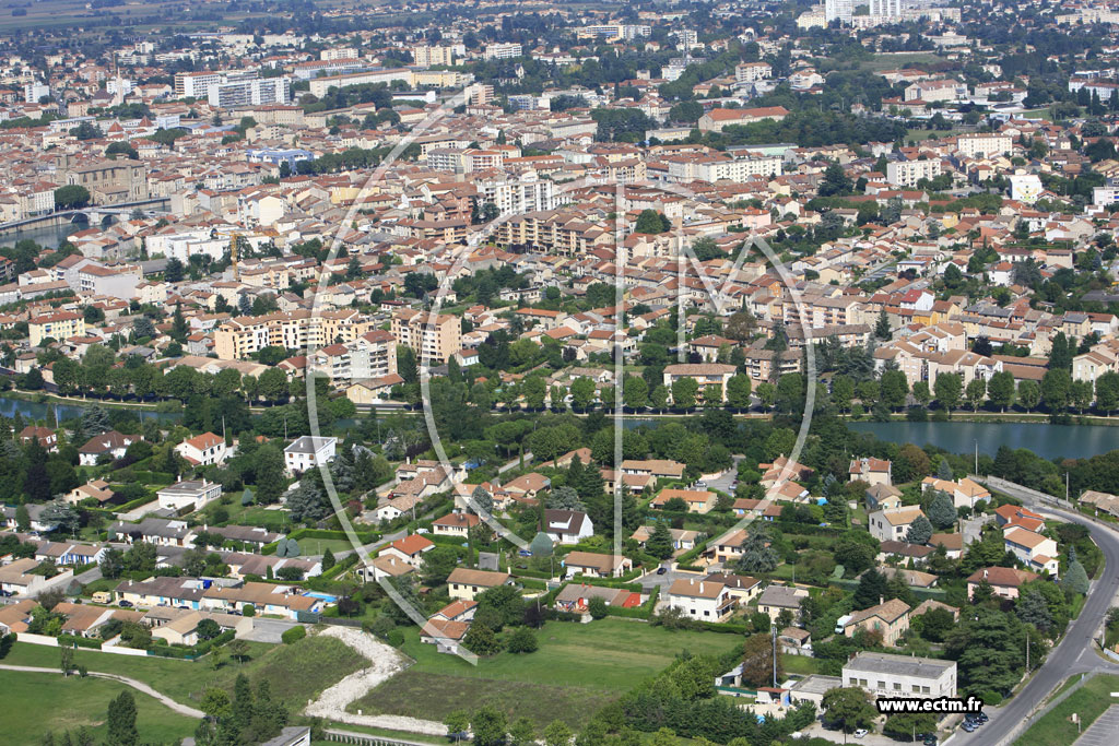 Photo arienne de Romans sur Isere (Combevert)
