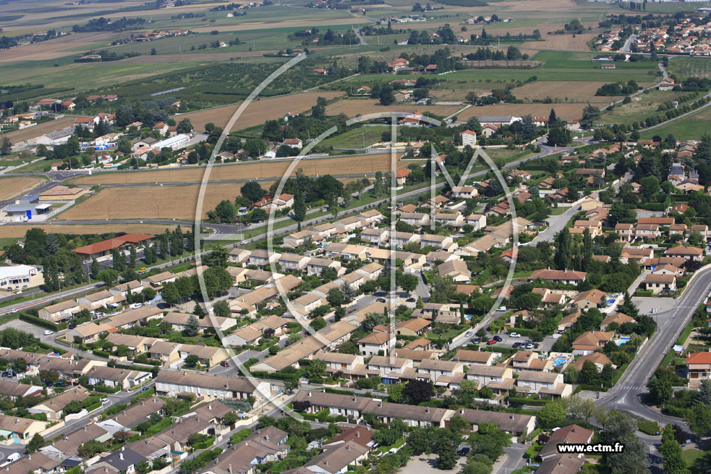 Photo arienne de Romans sur Isere (les Pierrottes)