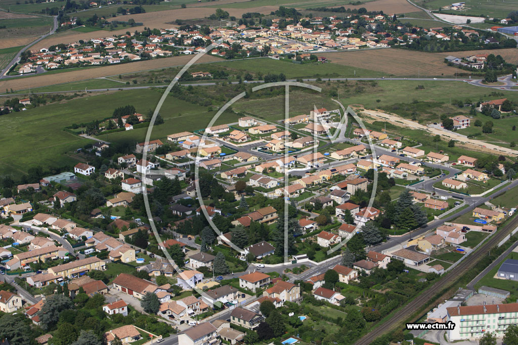 Photo arienne de Romans sur Isere (les Pierrottes)