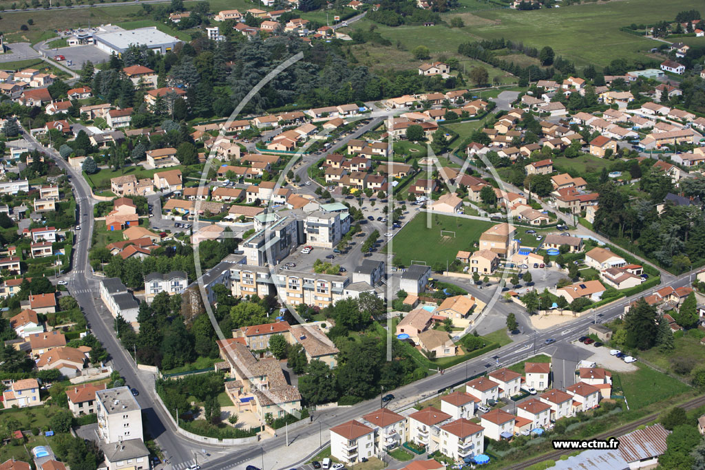 Photo arienne de Romans sur Isere (les Pierrottes)
