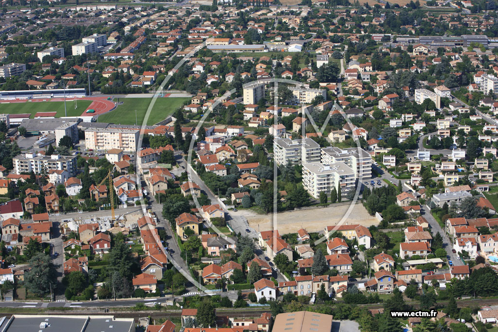 Photo arienne de Romans sur Isere (les Pierrottes)