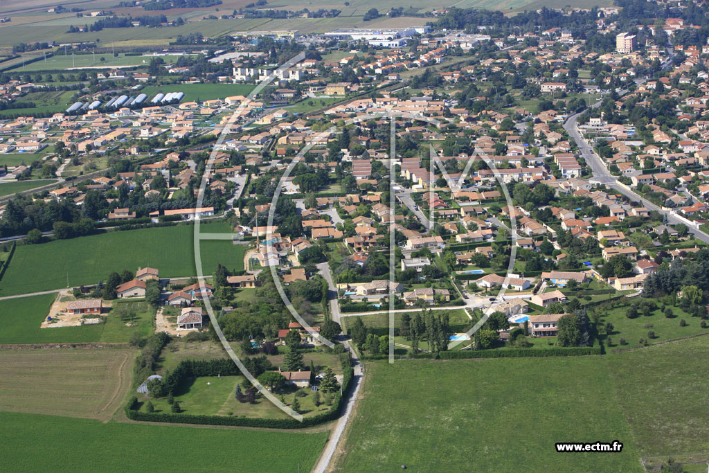 Photo arienne de Romans sur Isere (les Recollets)