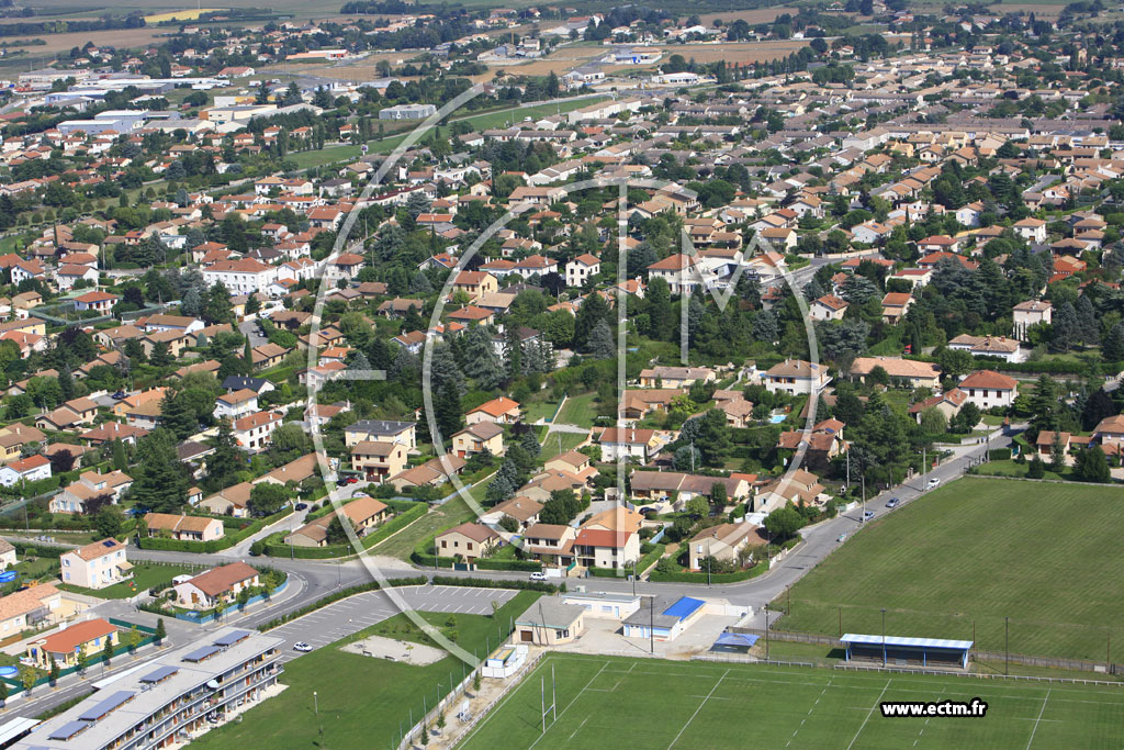 Photo arienne de Romans sur Isere (Nord)