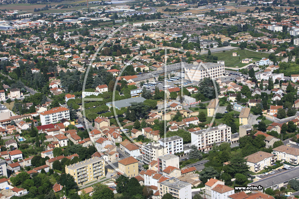 Photo arienne de Romans sur Isere (Nord)