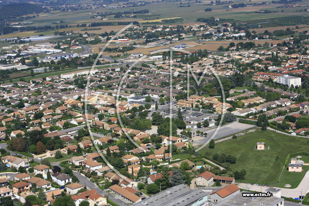 Photo arienne de Romans sur Isere (Nord)