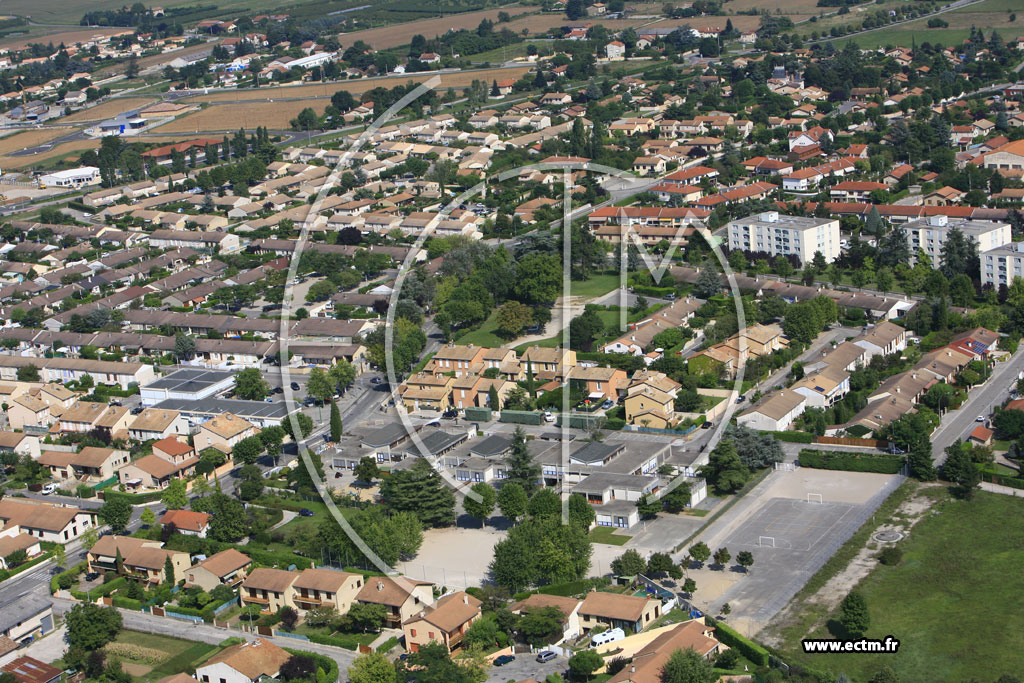 Photo arienne de Romans sur Isere (Nord)