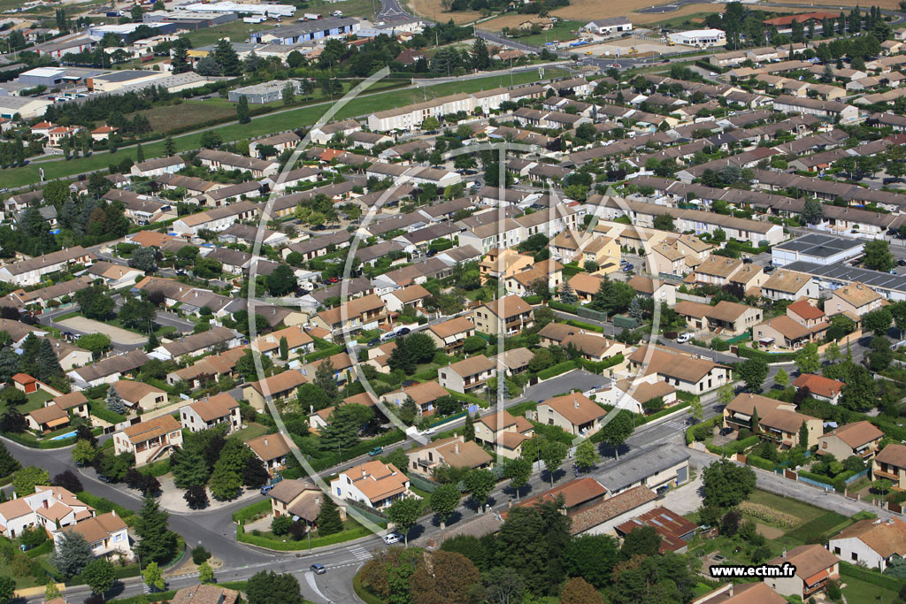 Photo arienne de Romans sur Isere (Nord)