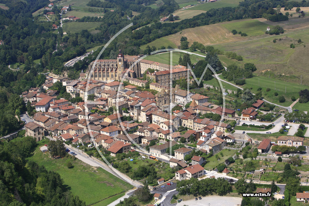 Photo arienne de Saint Antoine l'Abbaye