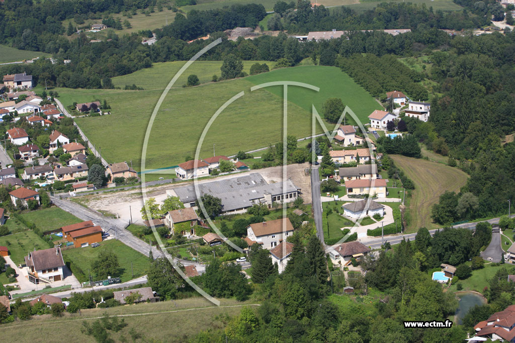 Photo arienne de Saint Jean en Royans