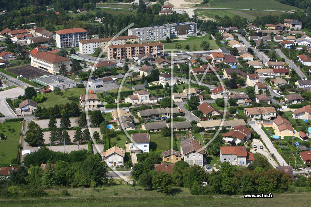 Photo arienne de Saint Jean en Royans