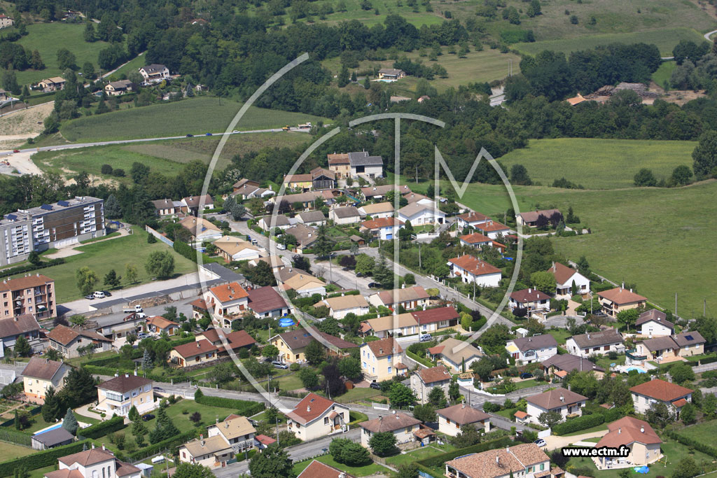 Photo arienne de Saint Jean en Royans