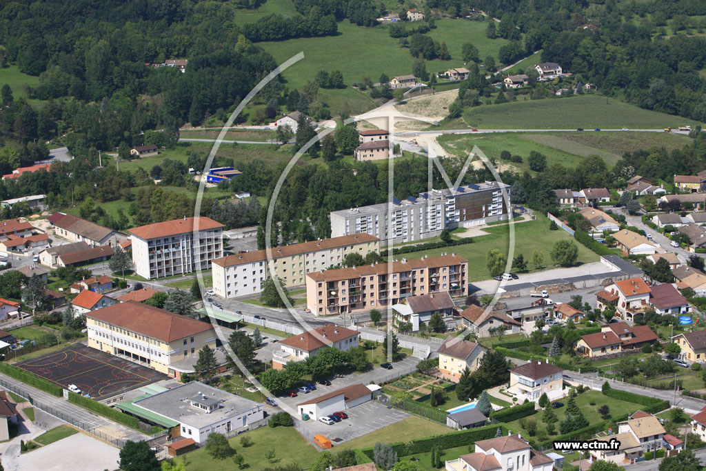 Photo arienne de Saint Jean en Royans