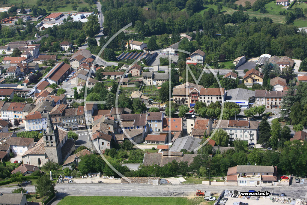 Photo arienne de Saint Jean en Royans